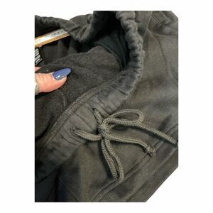 Brand New Skims Women's Size Small Onyx Black Cotton Fleece Classic Shorts